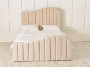 Scarlett Ottoman Bed - Upholstered Fabric Storage Bed Frame