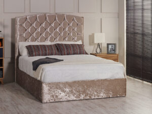 Isabella Ottoman Bed - Upholstered Fabric Bed Frame