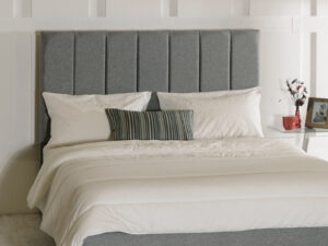 Lily Fabric Upholstered Floor Standing Headboard