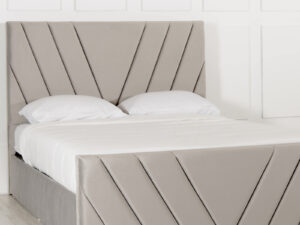 Mirabella Fabric Upholstered Floor Standing Headboard