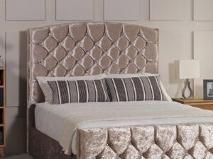 Olivia Fabric Upholstered Floor Standing Headboard