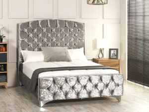 Samara Bed Frame - Upholstered Fabric Bed Frame