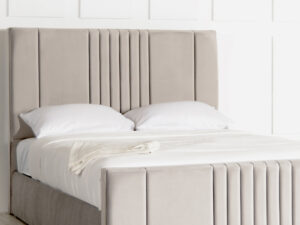 Serafina Fabric Upholstered Floor Standing Headboard